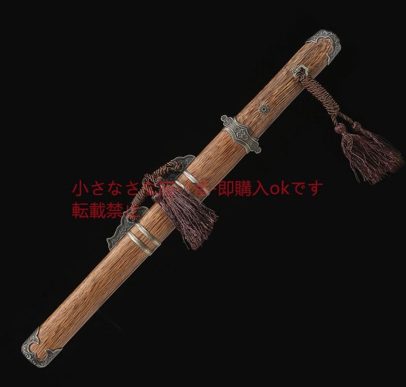 花梨木（延長版）康熙戦刀 古兵器 武具 刀装具 日本刀 模造刀 居合刀