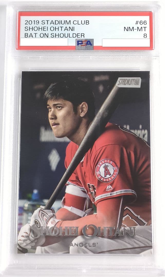 PSA8 topps stadium club 2019 #66 大谷翔平 au - メルカリ