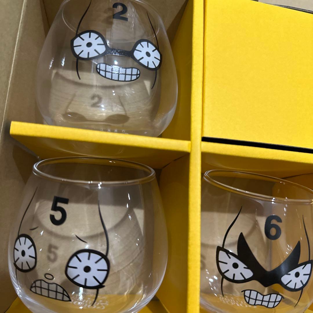 ジョジョ ピストルズ ゆらゆらグラスセット 5個 コップ 黄金の風 5部