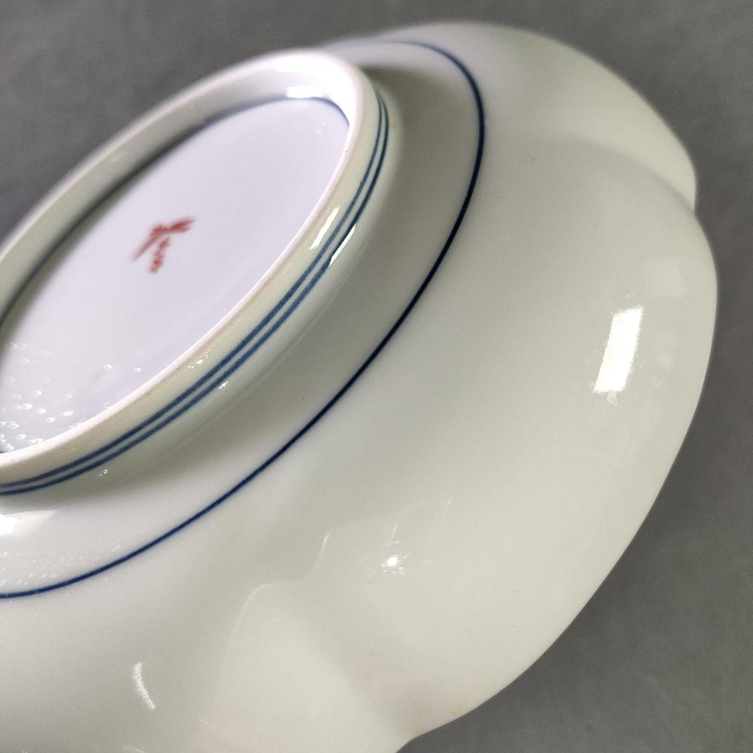 A1211-5/有田焼/其泉窯/草花果実紋銘々皿5客/向付/菓子皿/懐石道具/