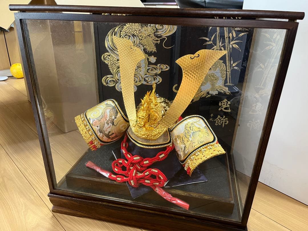 五月人形 金色の兜 初節句