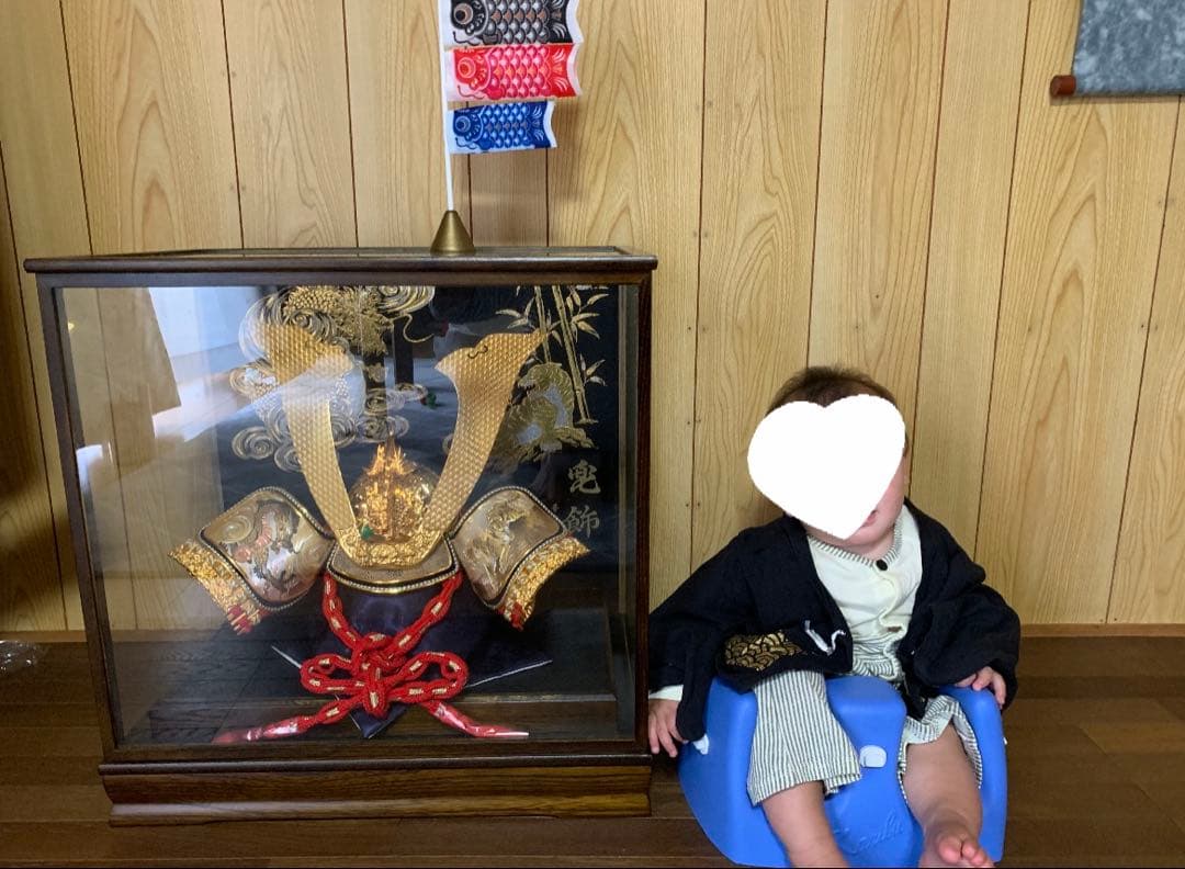 五月人形 金色の兜 初節句