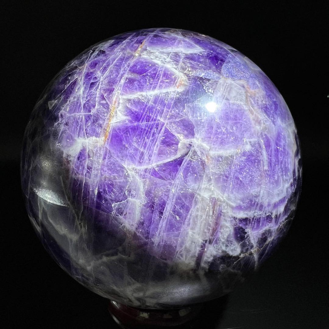 ☆超極上大玉☆神秘的な色合いと模様☆超高波動 アゾゼオ アマゼツ 丸玉 原石