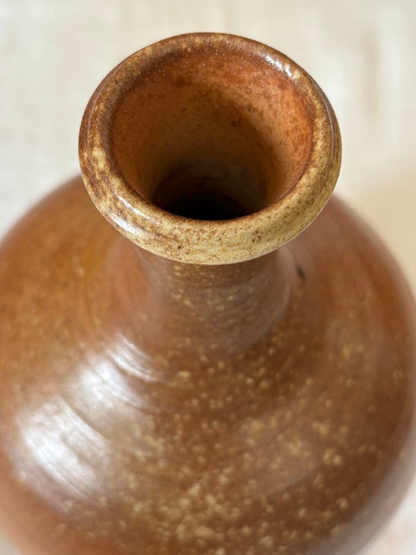 信楽焼 大徳利 花瓶アンティーク置物 骨董品 唐九郎釜 D13 信楽焼 大