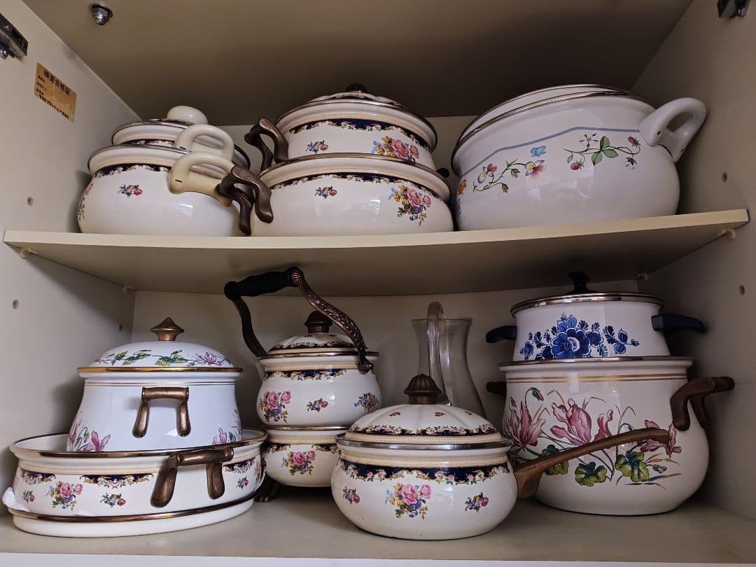 ASTA WEST GERMANY 1970年代のホーロー両手鍋　新品未使用