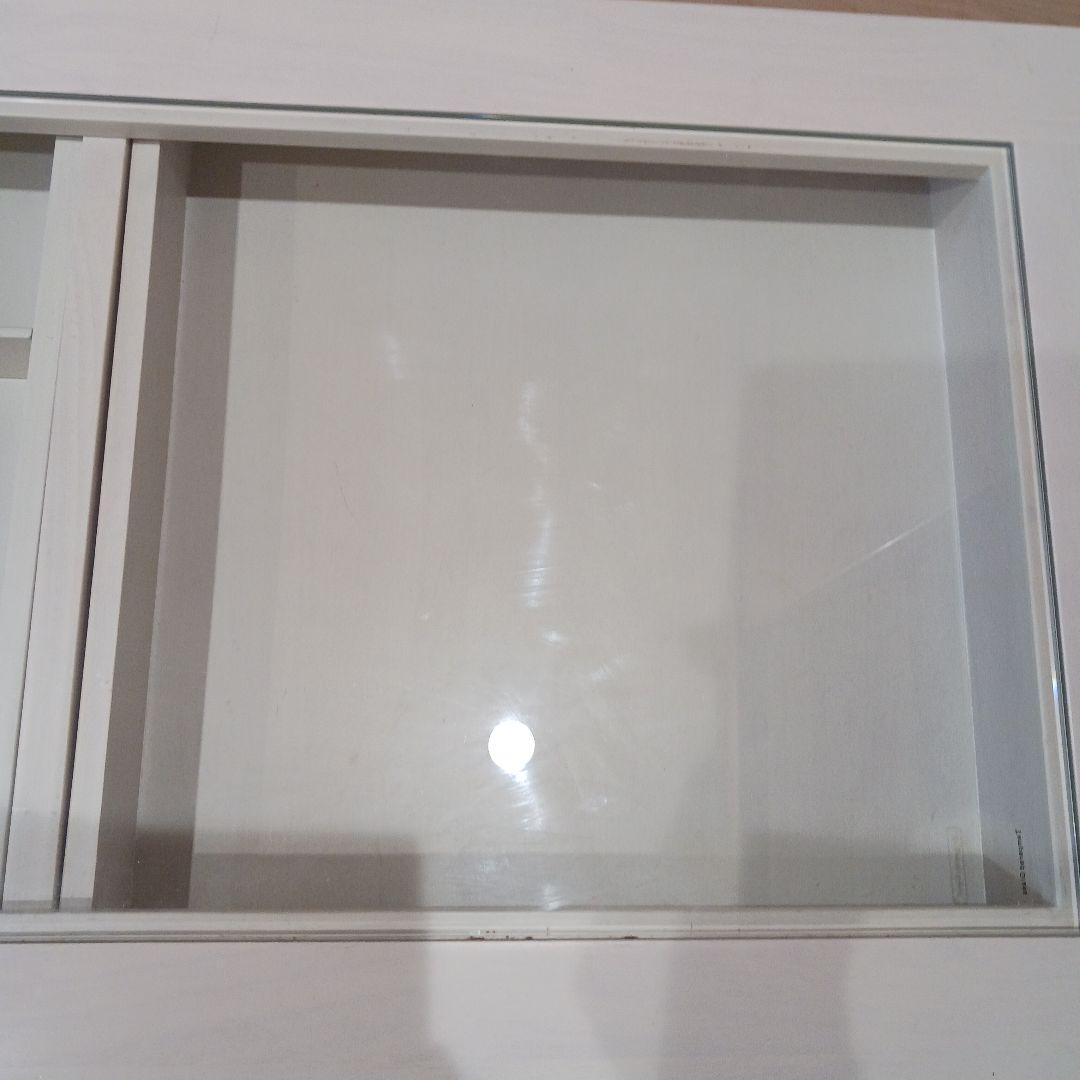 ホワイトガラス天板センター　ローテーブル　アクセサリー