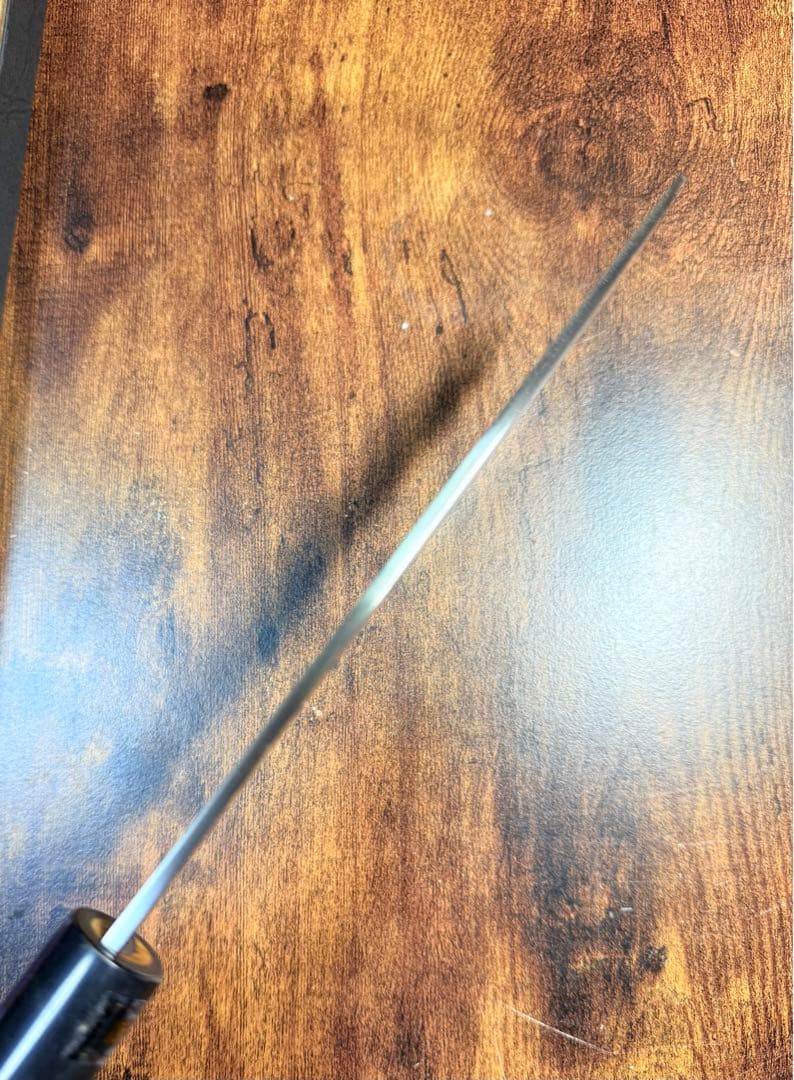 堺刃物】 薄刃 包丁 銀三鋼 水牛角柄 - メルカリ