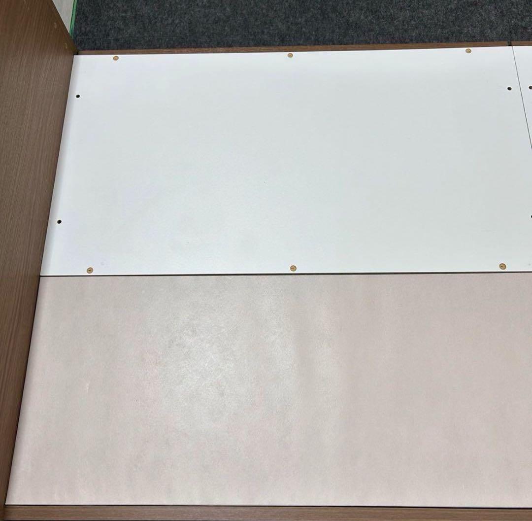 ニトリ ベッドフレーム シングル アザン浅型 寝具 収納付きd5266