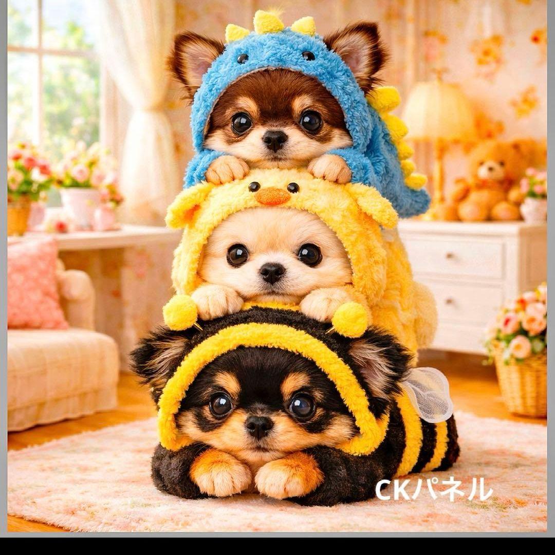 ハンドメイドオーダー受け付け(ポメラニアン、チワワ、柴犬) - メルカリ