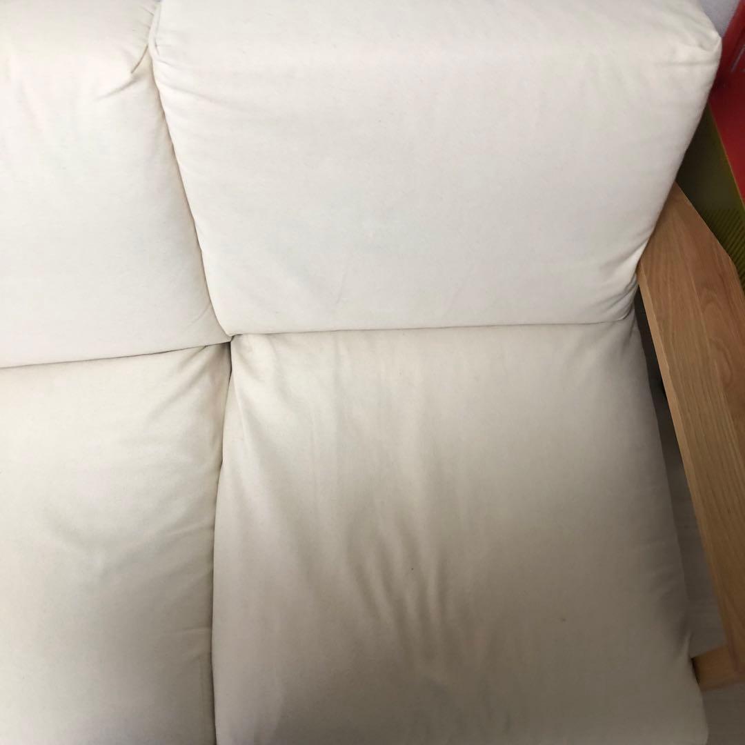 引取歓迎【2024年製】無印良品 MUJIソファ 木枠フレーム 2P 2人掛け