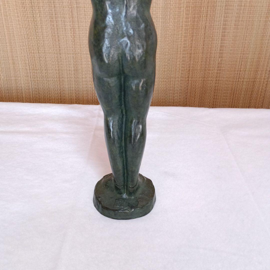 ＊ブロンズ彫刻 女性像 王冠