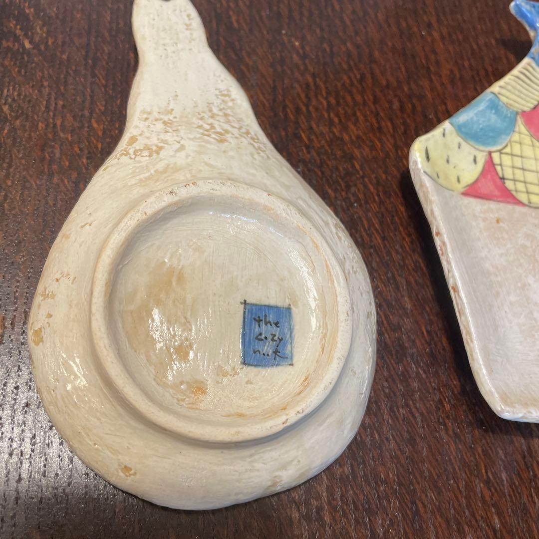 沖縄 やちむん 人気作家 人気陶芸作家 the cozy nook プレート2枚