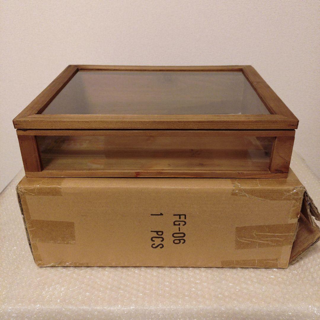 【新品】ラスティパイン ガラスショーケースL コベントガーデン FG-06