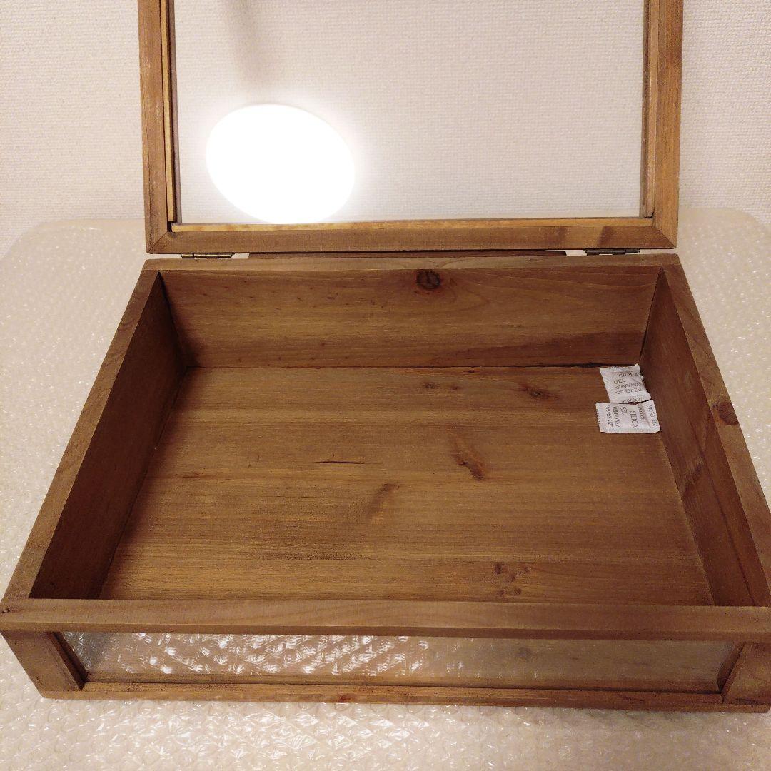 【新品】ラスティパイン ガラスショーケースL コベントガーデン FG-06