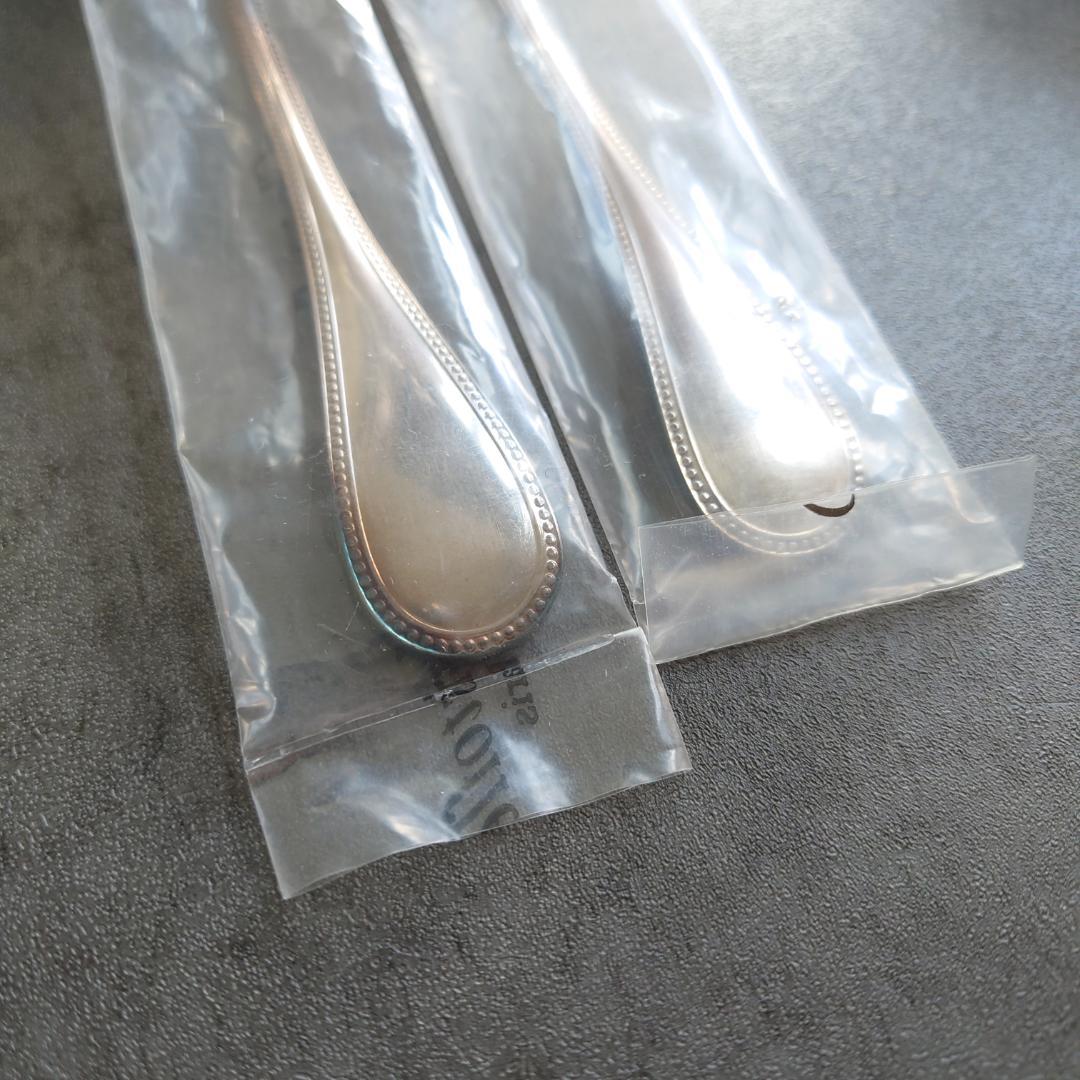 希少 クリストフル パール 未開封 デザートフォーク 2点