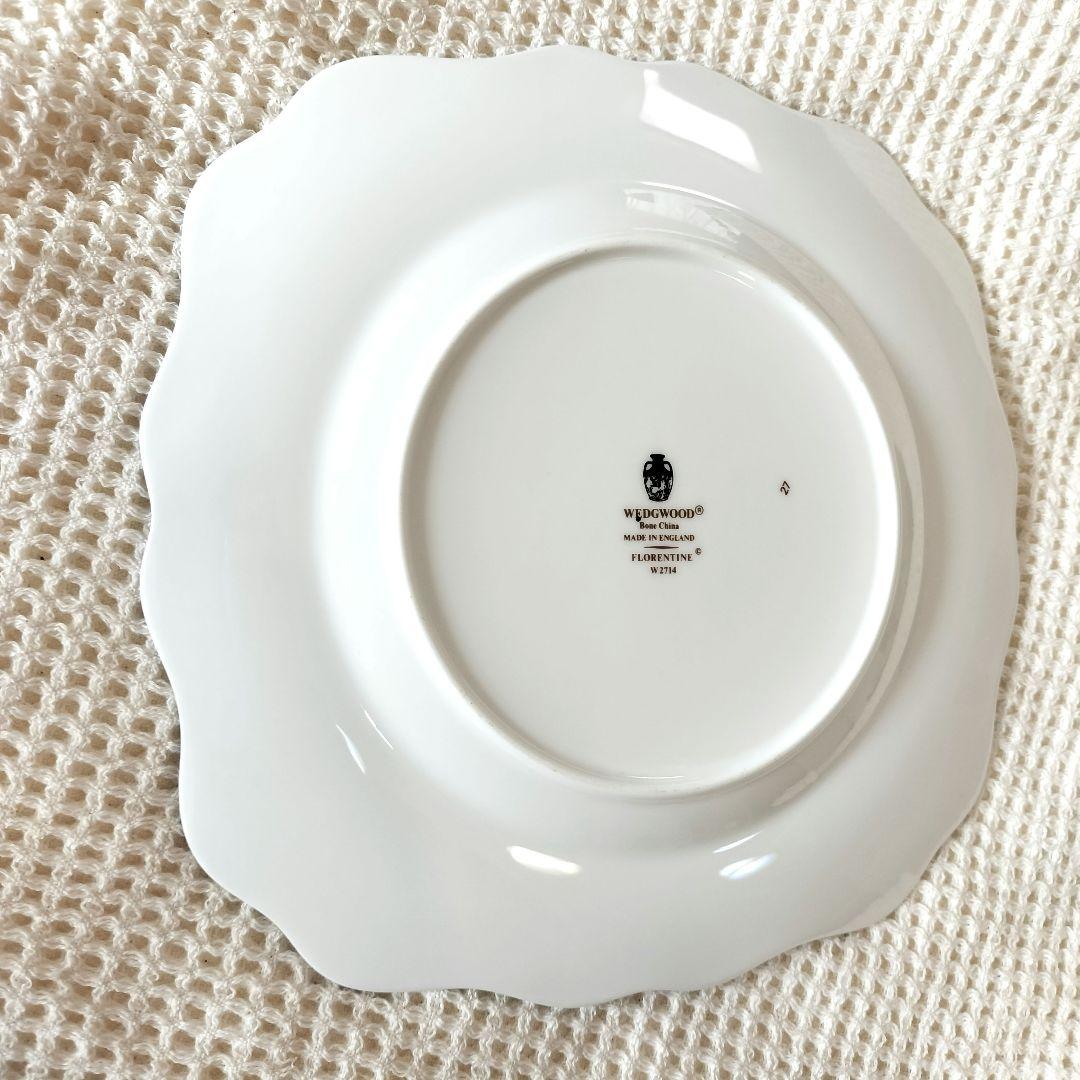 ウェッジウッド 黒壺 フロレンティーン スクエアプレート 5枚セット