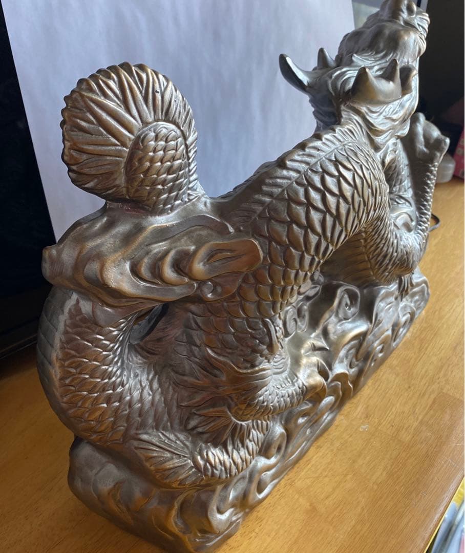 たつ　龍　常滑焼　置物　干支　日本製