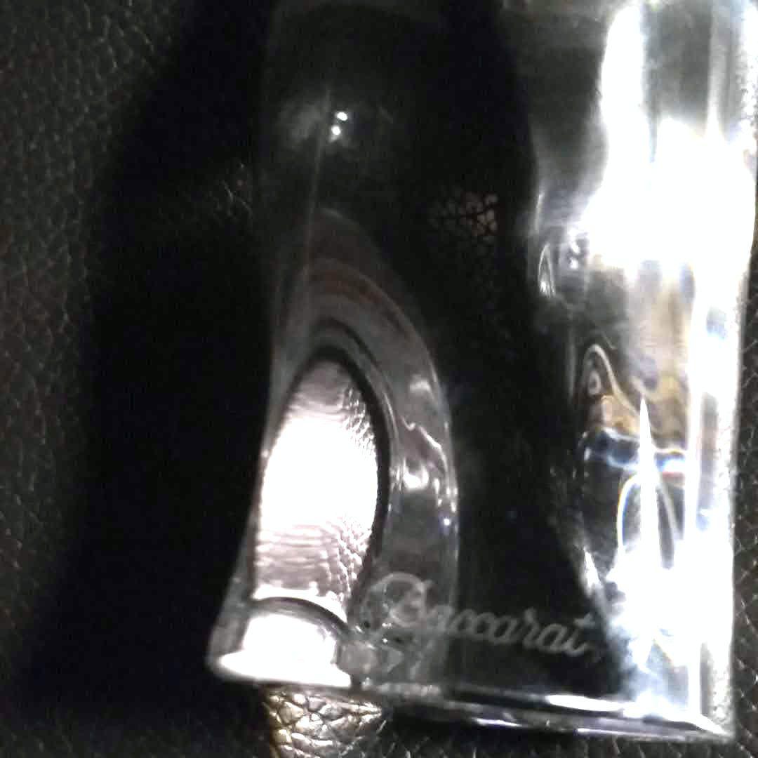 バカラクリスタル梟置物