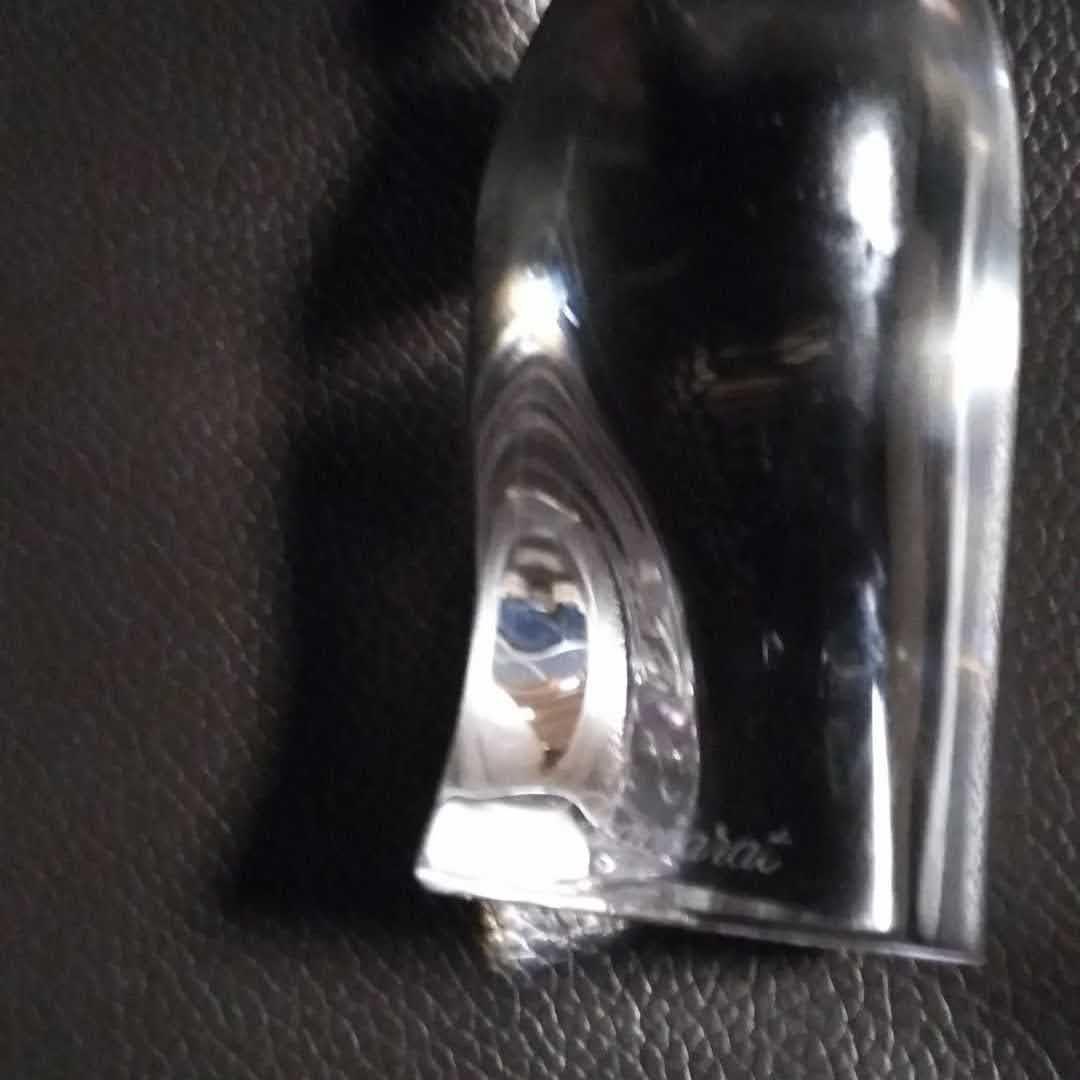 バカラクリスタル梟置物