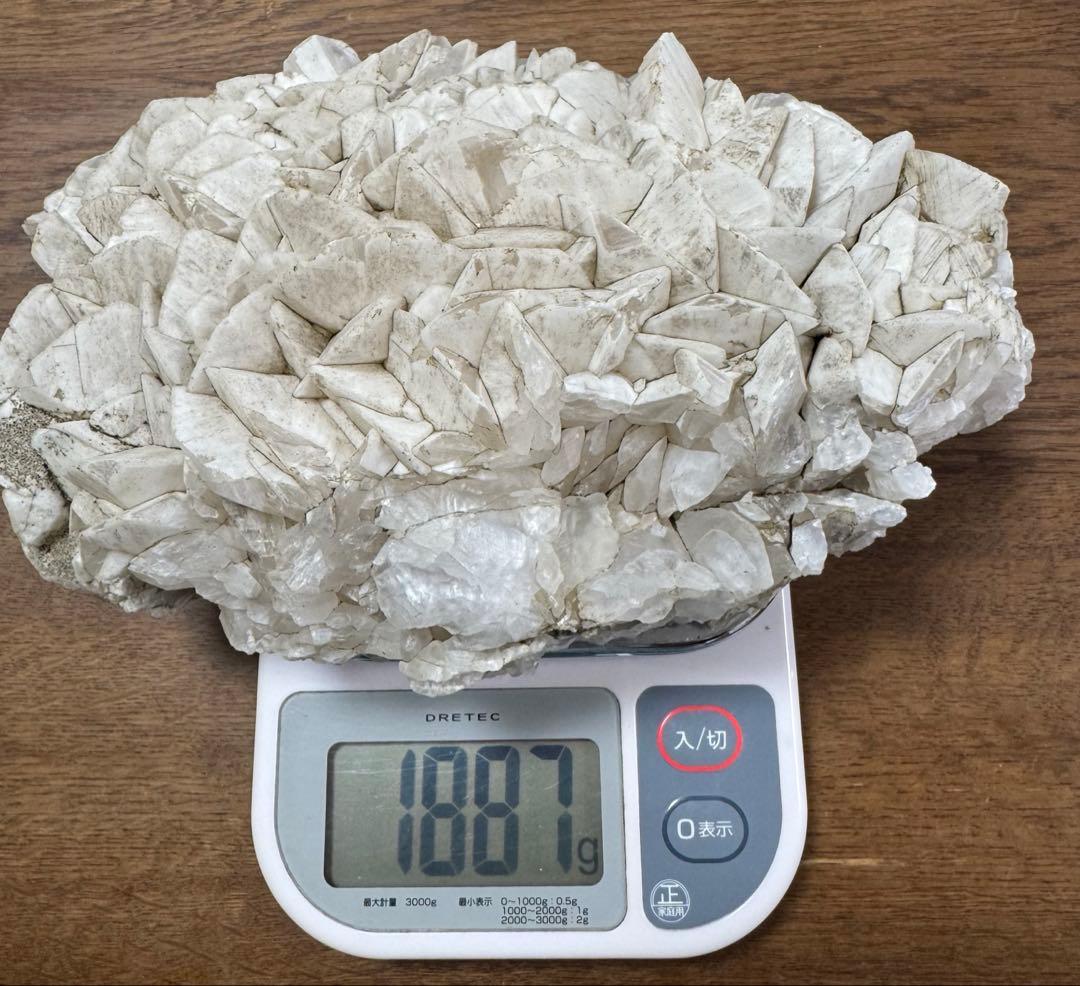 特大方解石 1,887g ホワイトカルサイト