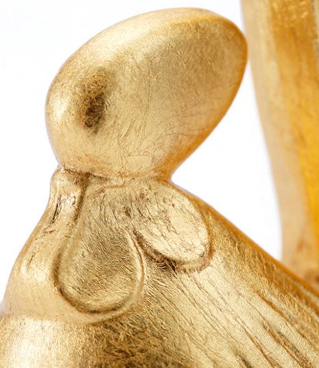 新品【NAGAE＋】Reborn Rooster 金銀セット 酉置物　縁起物