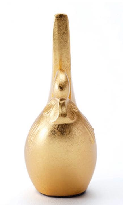 新品【NAGAE＋】Reborn Rooster 金銀セット 酉置物　縁起物