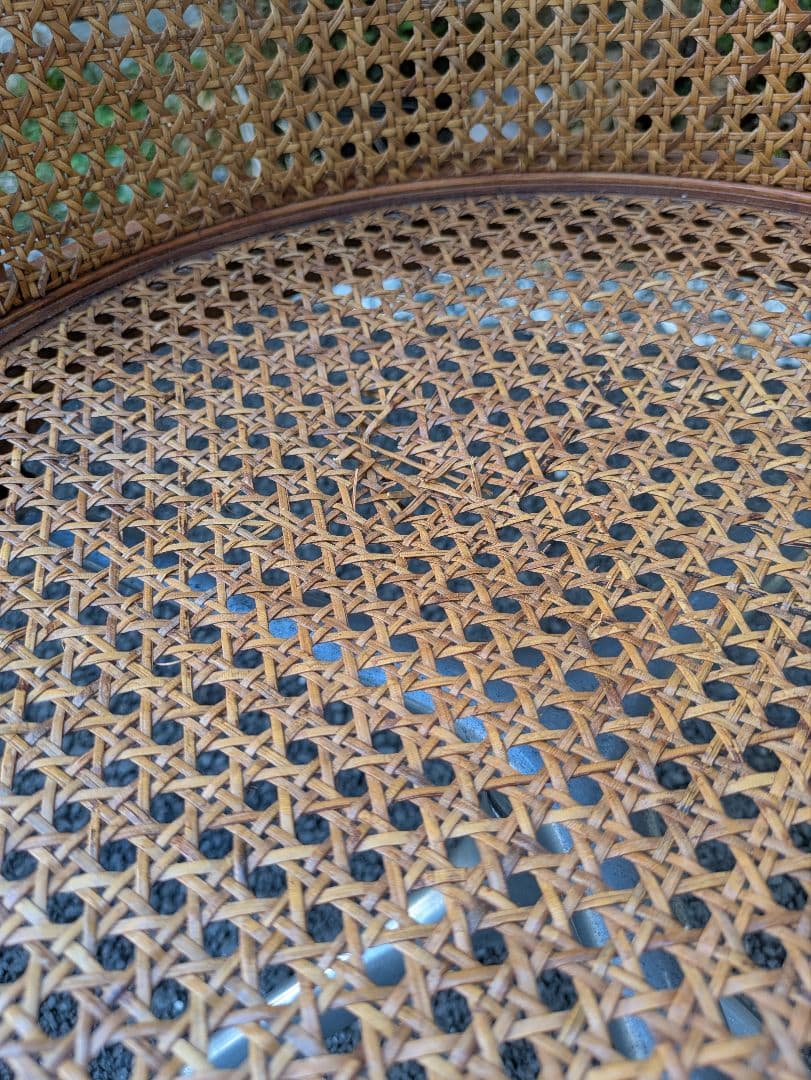 超レア名品 カッシーナイクスシー ヤングガール 曲げ木 ラタンチェア 籐チェア