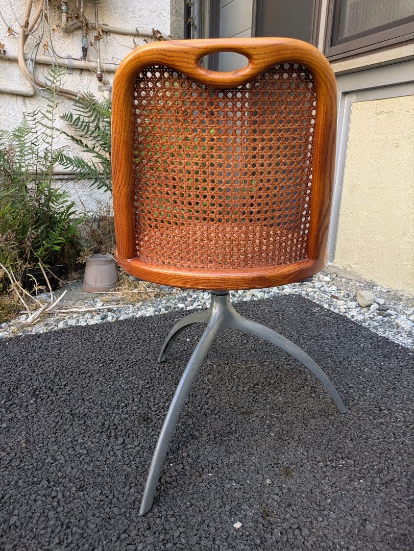 超レア名品 カッシーナイクスシー ヤングガール 曲げ木 ラタンチェア 籐チェア