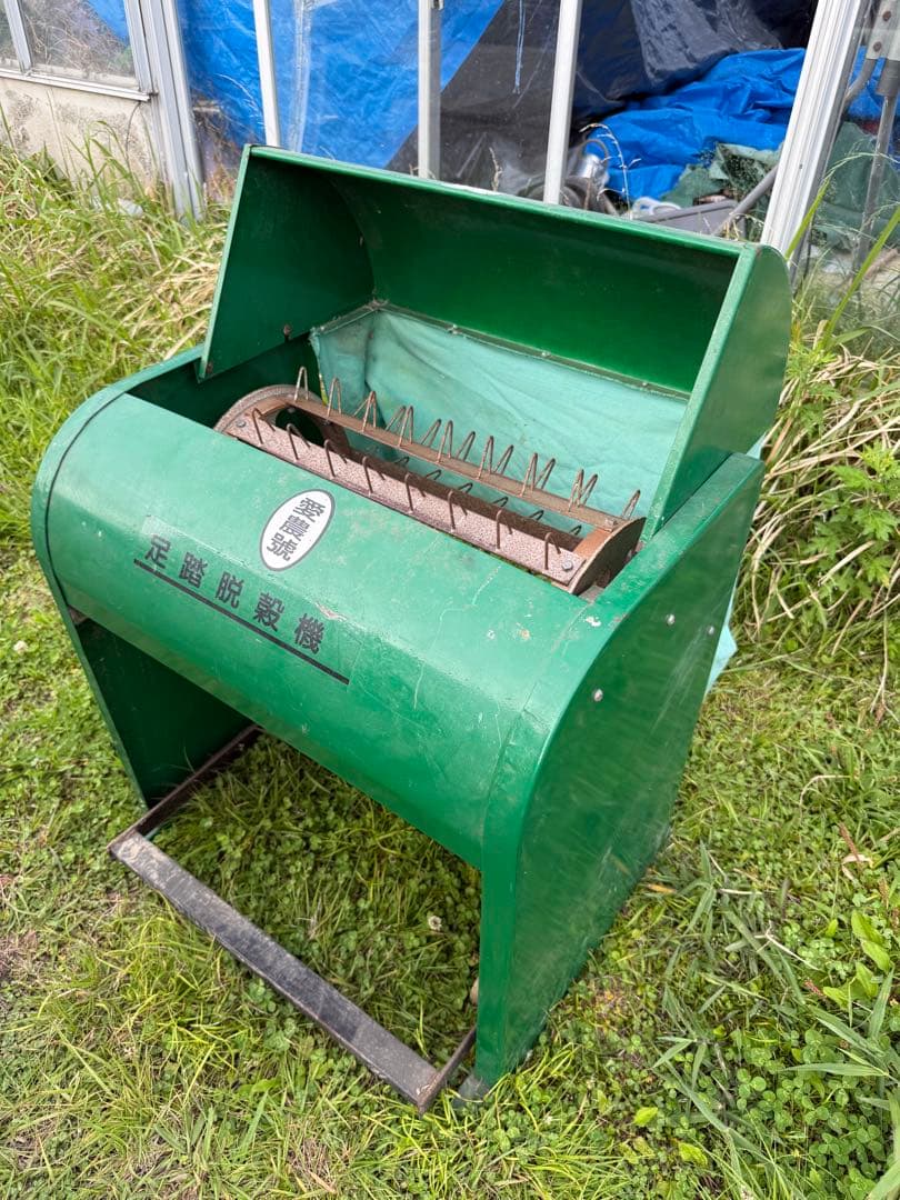脱穀機 足踏み 愛農號 - メルカリ
