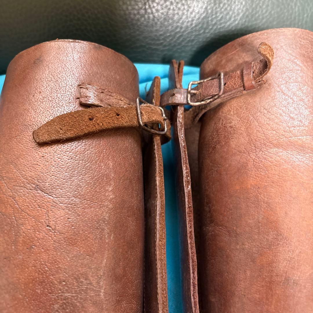 旧日本軍　日本陸軍　水筒、飯ごう、バック、皮脚絆、ゲートルセット