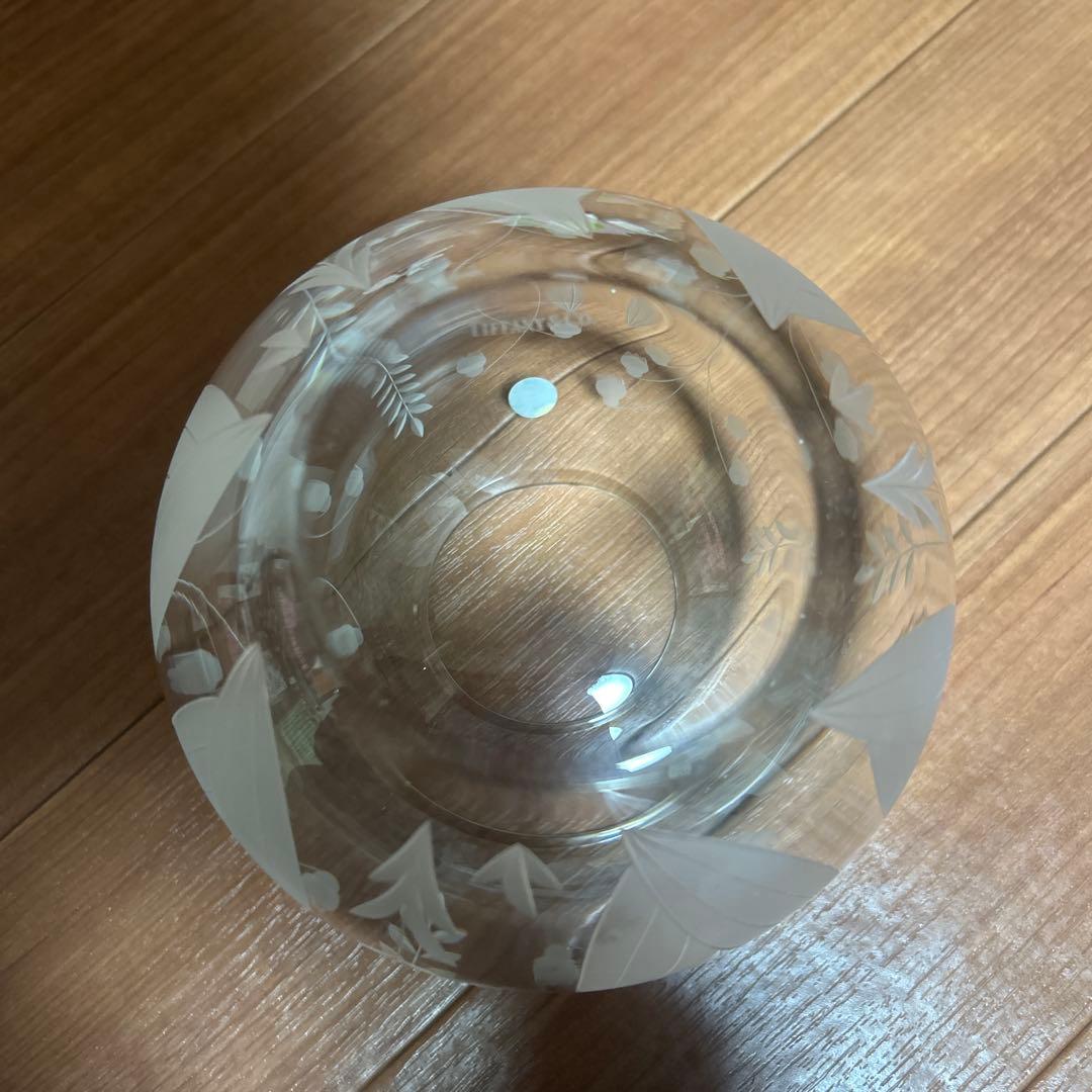 Tiffany & Co. エッチングクリスタル花瓶