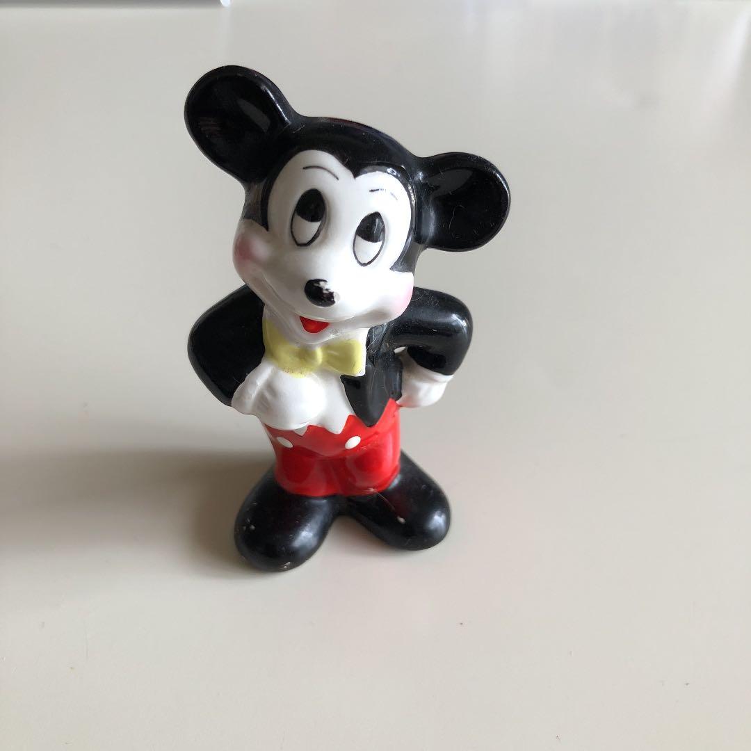 ミッキーマウス 陶器置物 ビンテージ - メルカリ