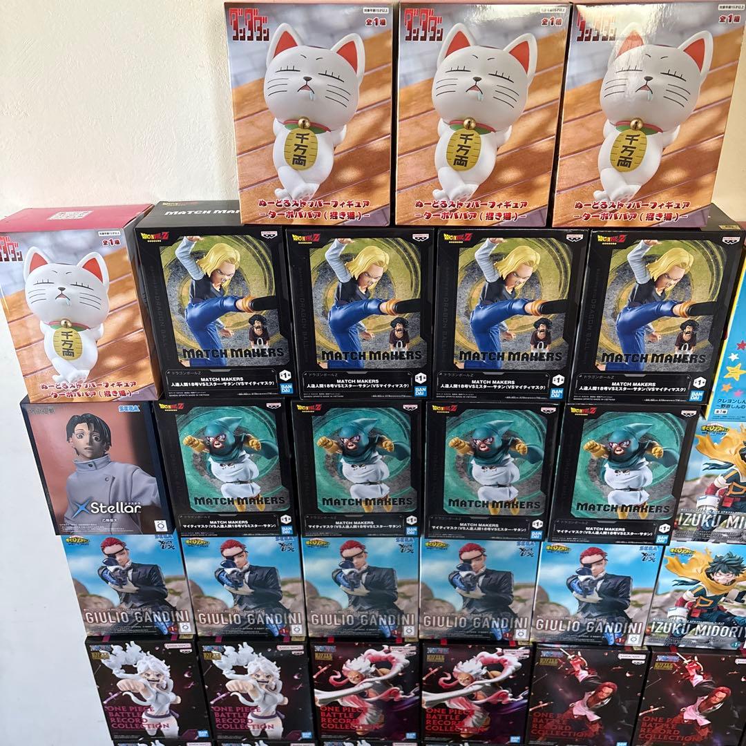 フィギュアセット　ワンピース　ドラゴンボール　僕のヒーローアカデミアなど45個