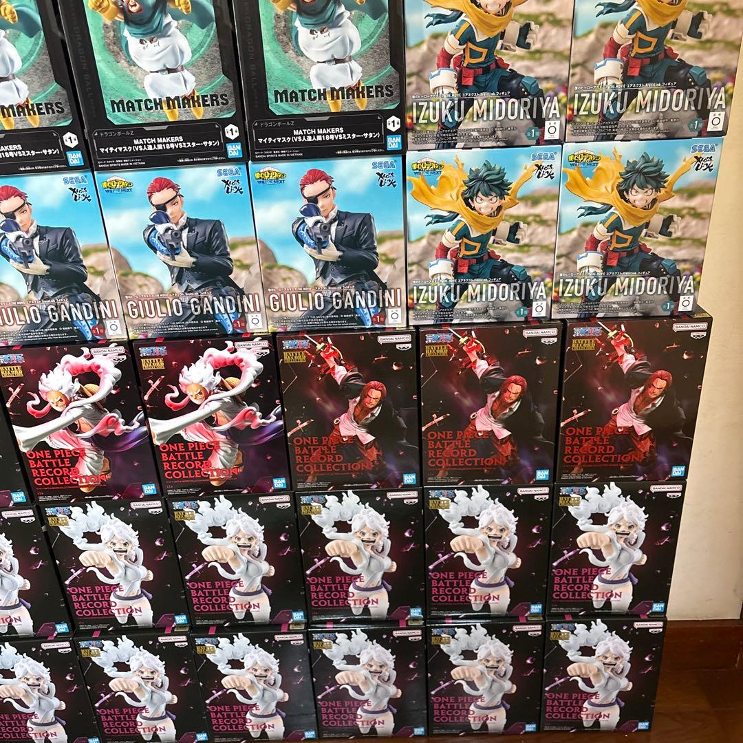 フィギュアセット　ワンピース　ドラゴンボール　僕のヒーローアカデミアなど45個
