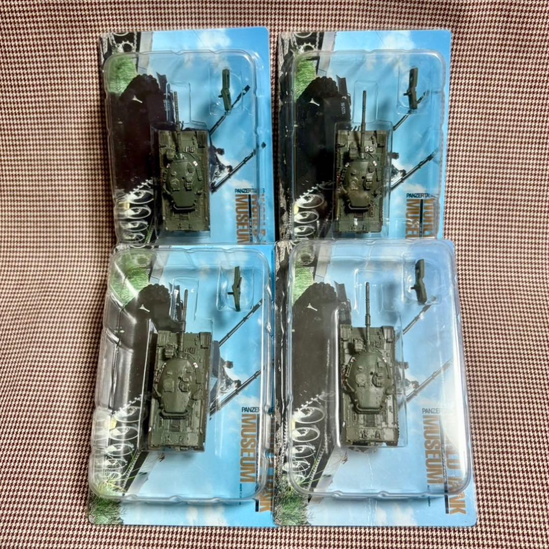 WTM 陸上自衛隊 74式戦車 単色迷彩 4両セット ワールドタンク