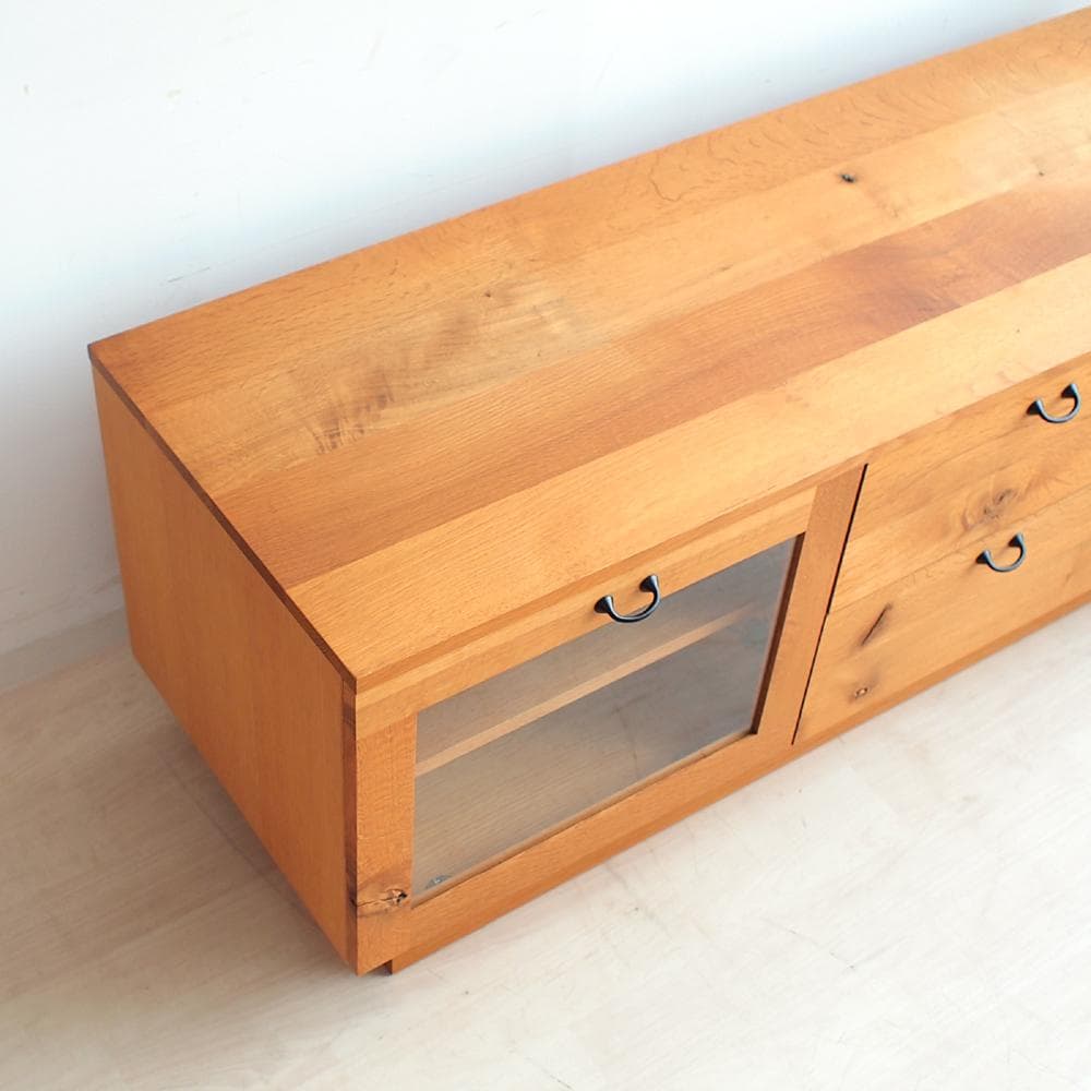 飛騨産業 キツツキ 森のことば TVボード 150cm オーク材 ZR24042