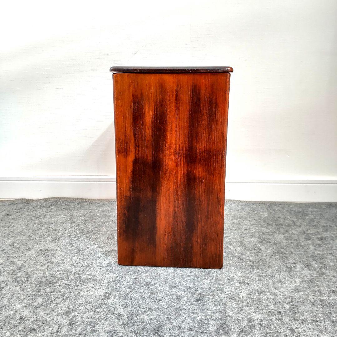 JAPAN VINTAGE　木製　ティッシュケース　ごみ箱　ダストボックス　民芸
