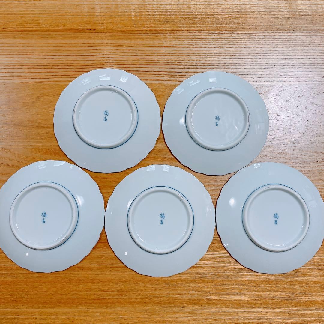 たち吉 輪花 唐草 小皿 5枚セット 箱入り 新品未使用 - メルカリ