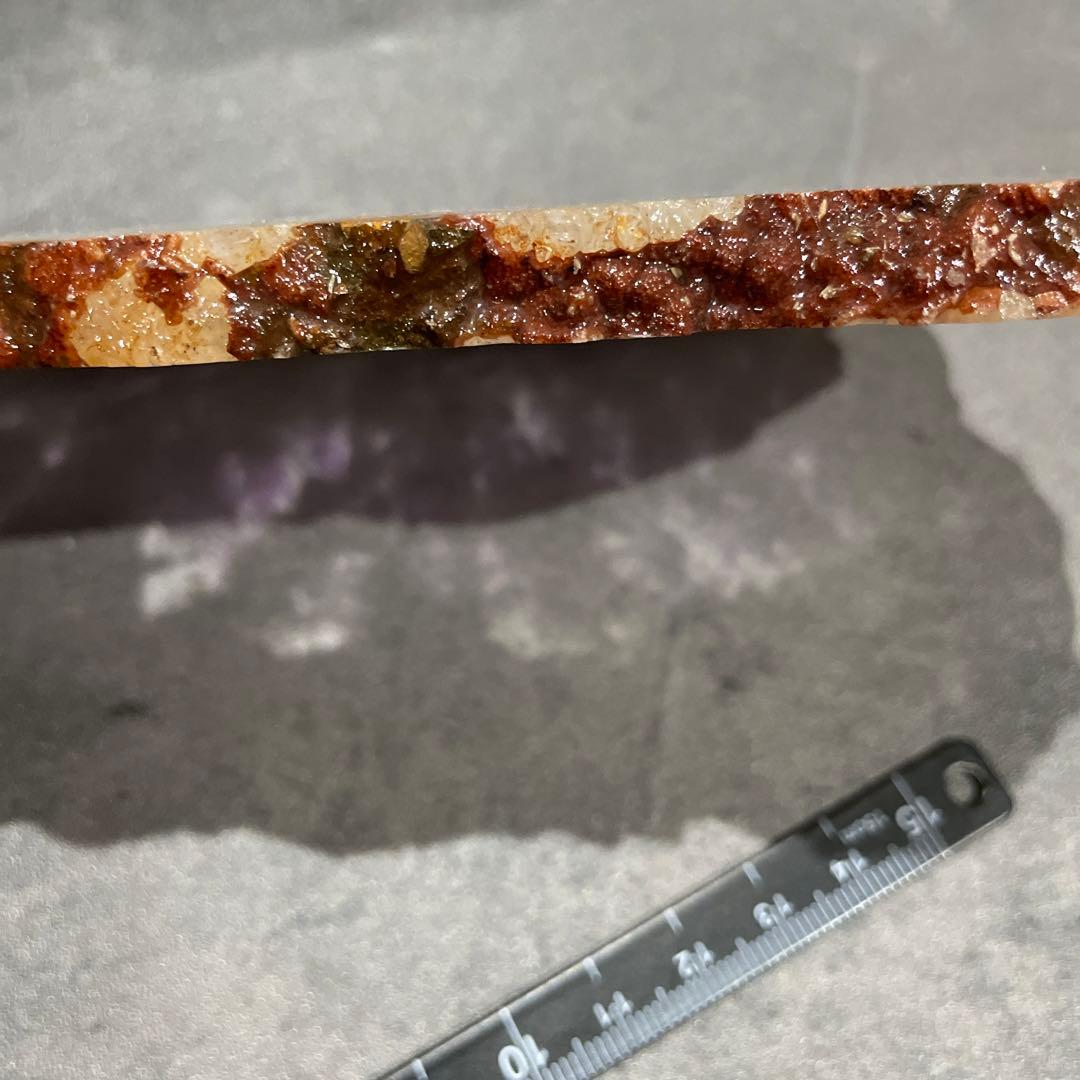 天然石　ファントムアメジスト　スライス　スラブ　原石