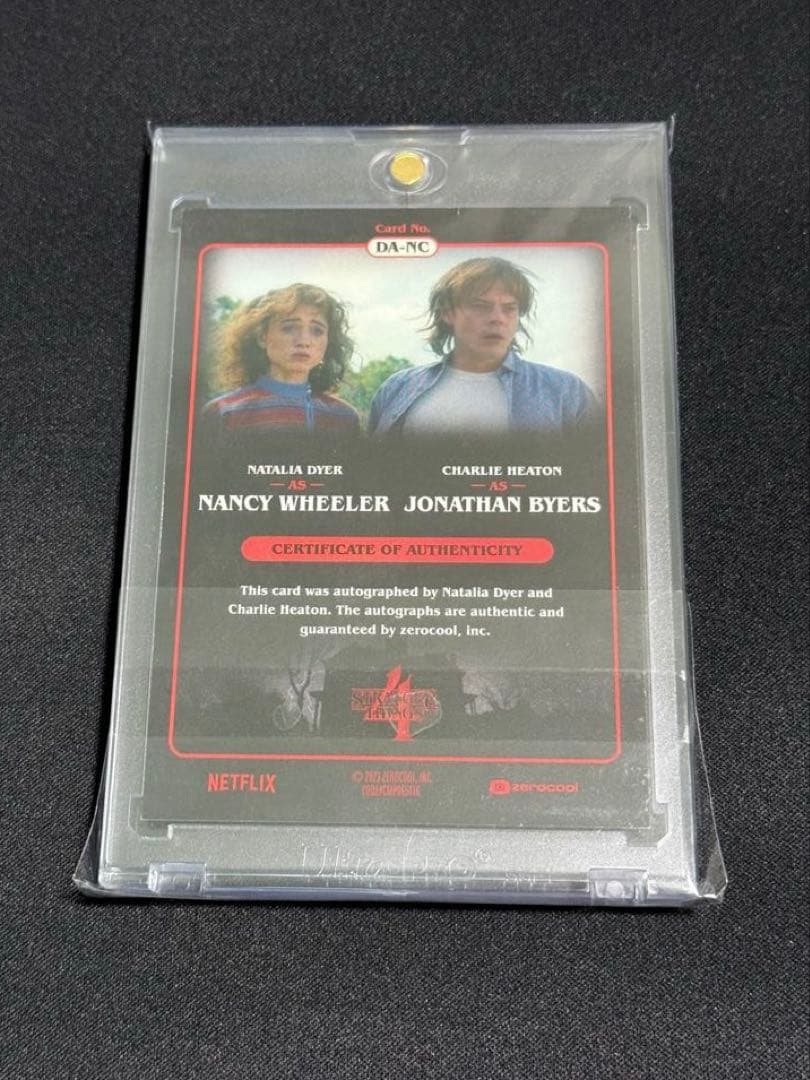 86枚限定】ストレンジャーシングス ナンシー＆ジョナサン サインカード