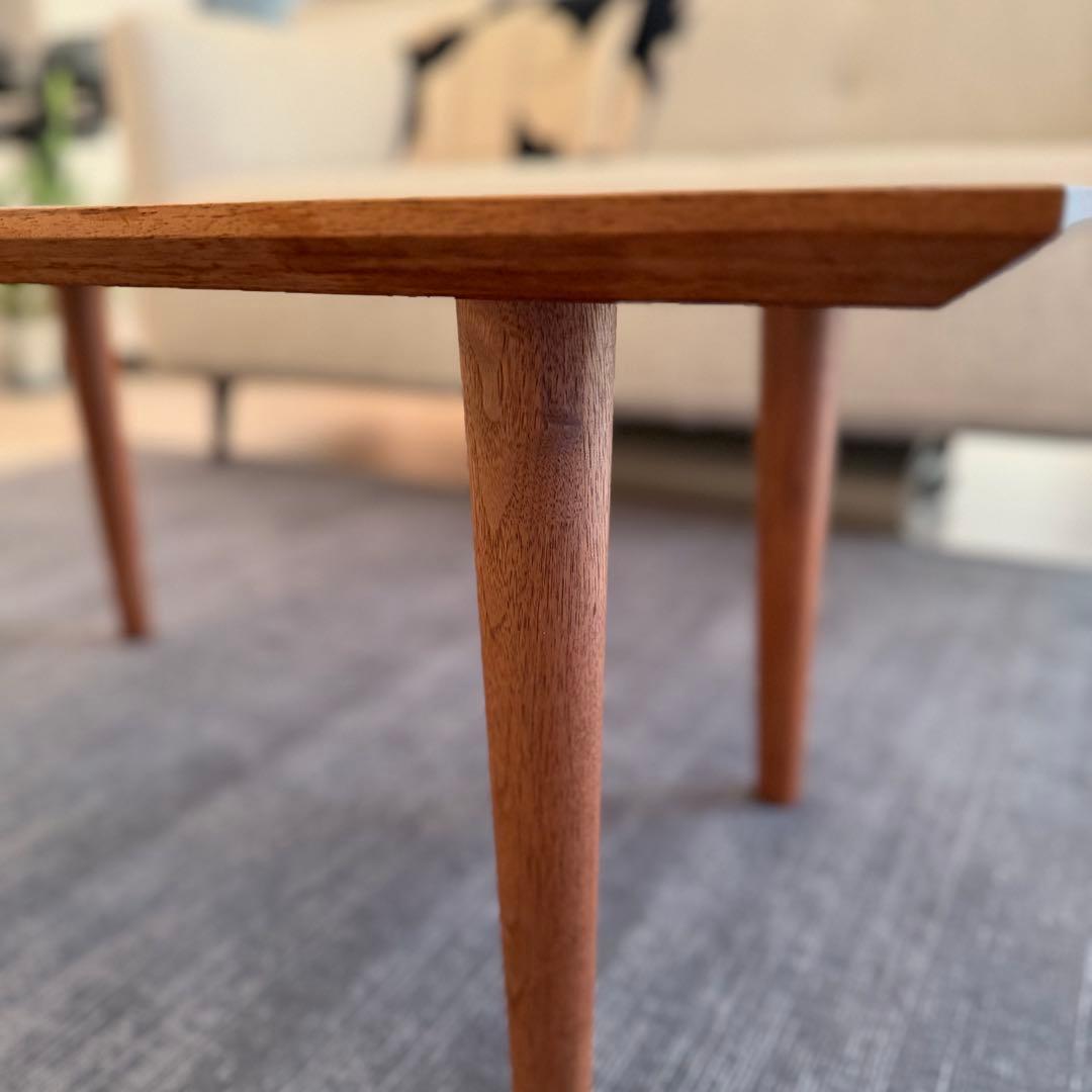 【値下げ】【美品】MASTERWAL ローテーブル ウォールナット 幅90cm