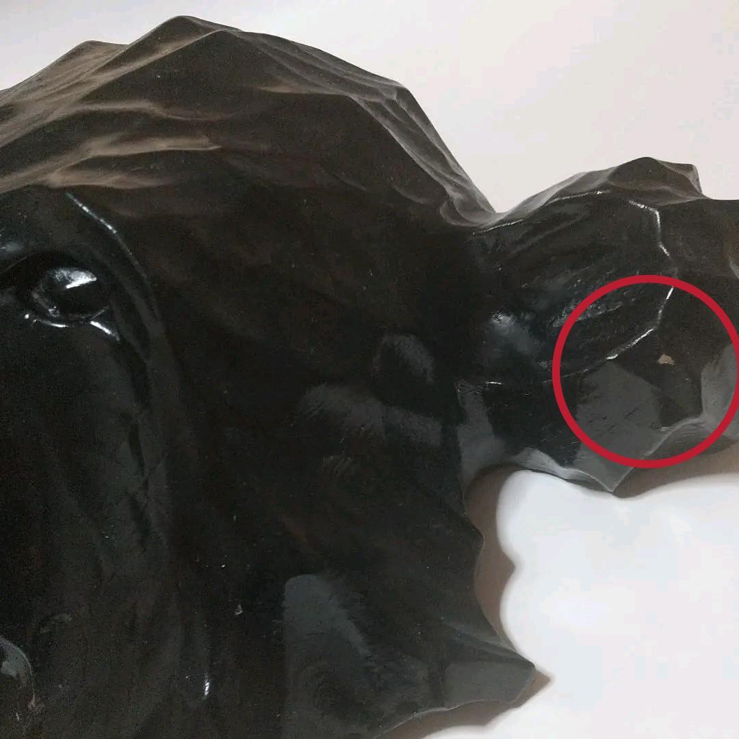 熊 クマ 木彫り 壁掛け 北海道 インテリア