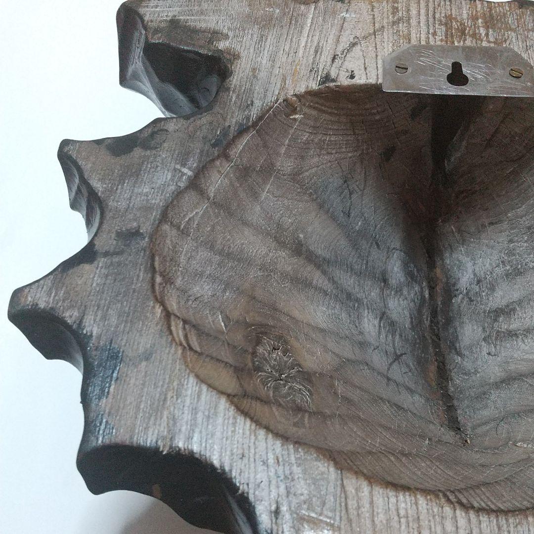 熊 クマ 木彫り 壁掛け 北海道 インテリア