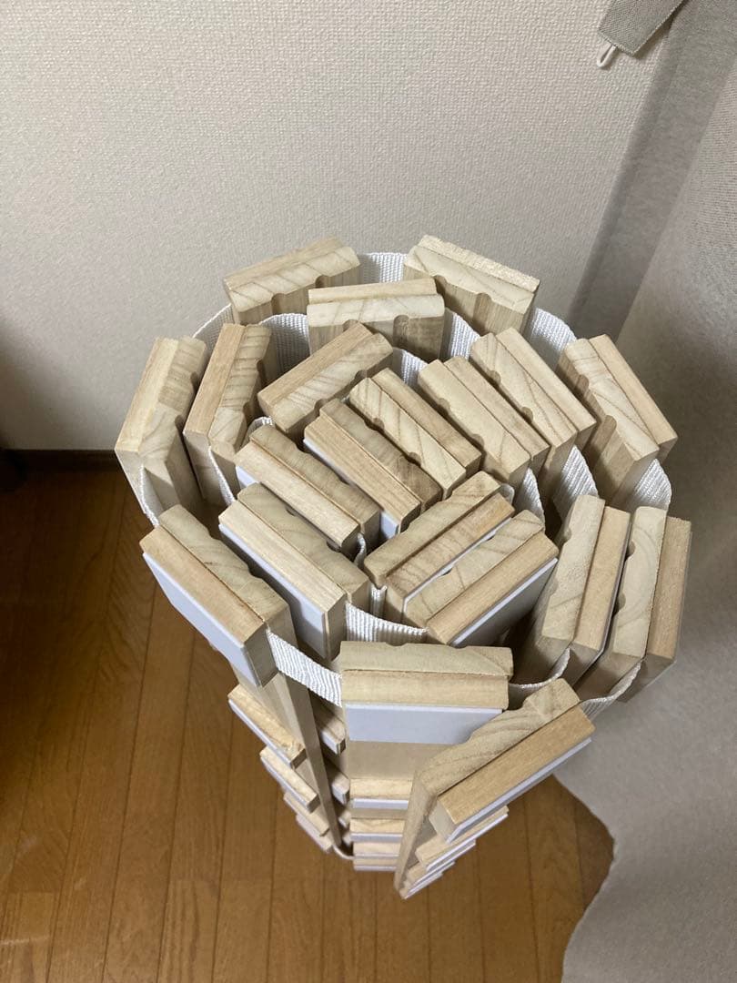 ニトリ　丸めてしまえる桐すのこベッド　シングル　2点セット