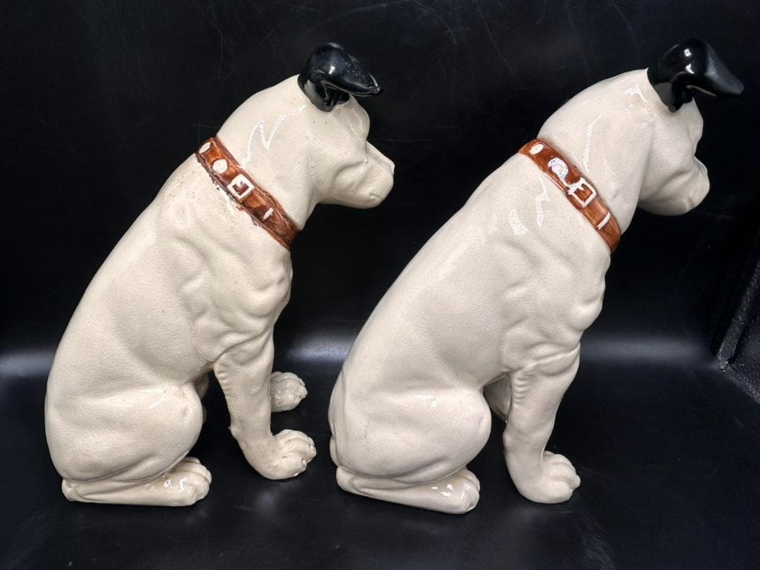 ビクター ニッパー 陶器置物 4体セット 25cm/22cm