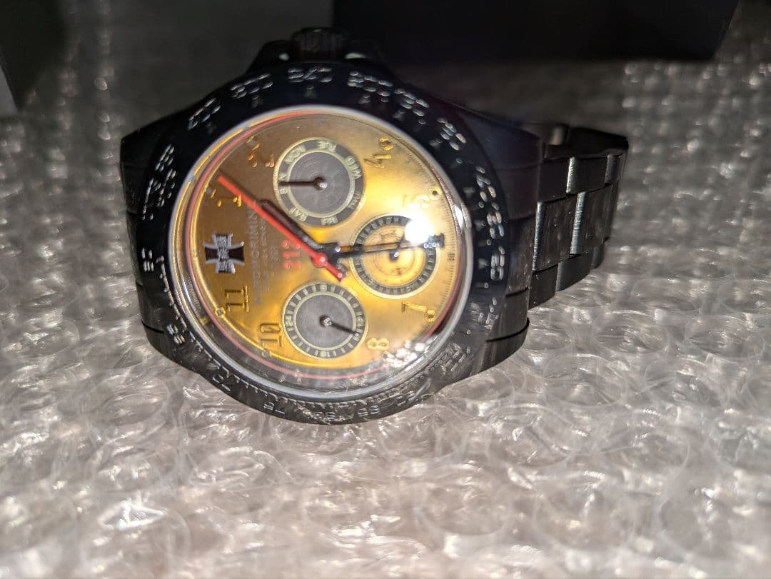 s*e様 ガールズ&パンツァー最終章 ティーガーⅠ モデル 腕時計/ガルパン 黒