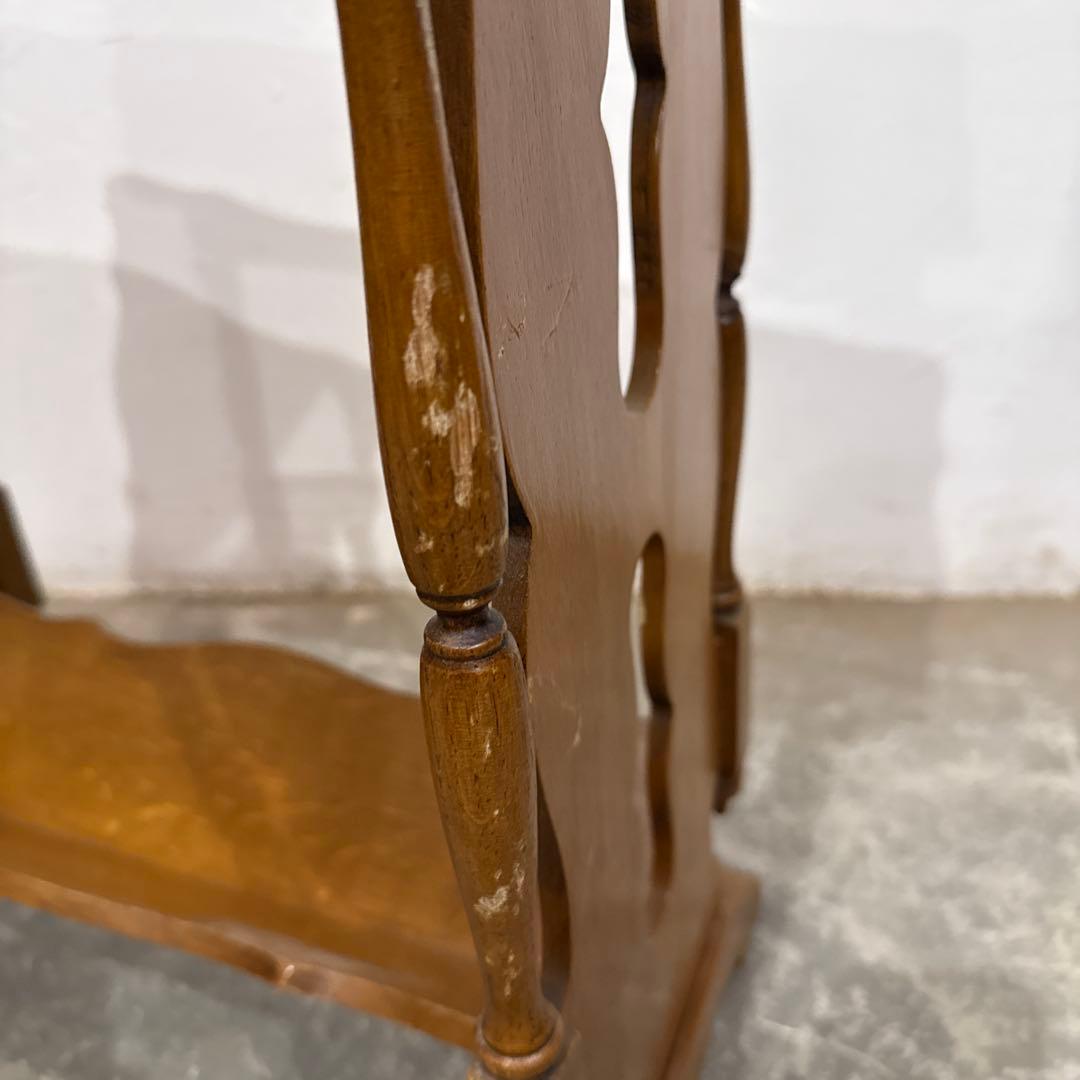 年末年始saleヴィンテージ　サイドテーブル　ブックスタンド　マガジンラック