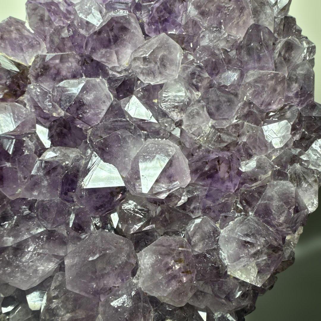 高品質◆1.2kg アメジスト ハート型クラスター◆一点物 天然石
