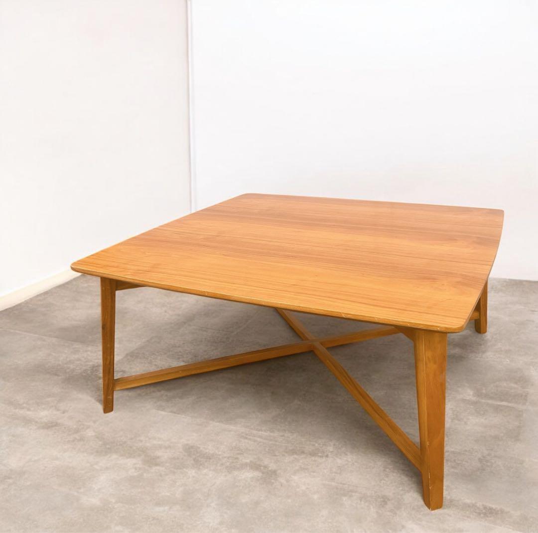 【美品】FUJIEI 藤栄 ボニートスクエア センターテーブルリビングテーブル