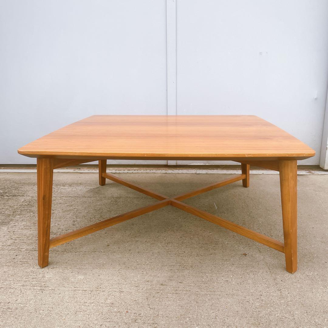 【美品】FUJIEI 藤栄 ボニートスクエア センターテーブルリビングテーブル